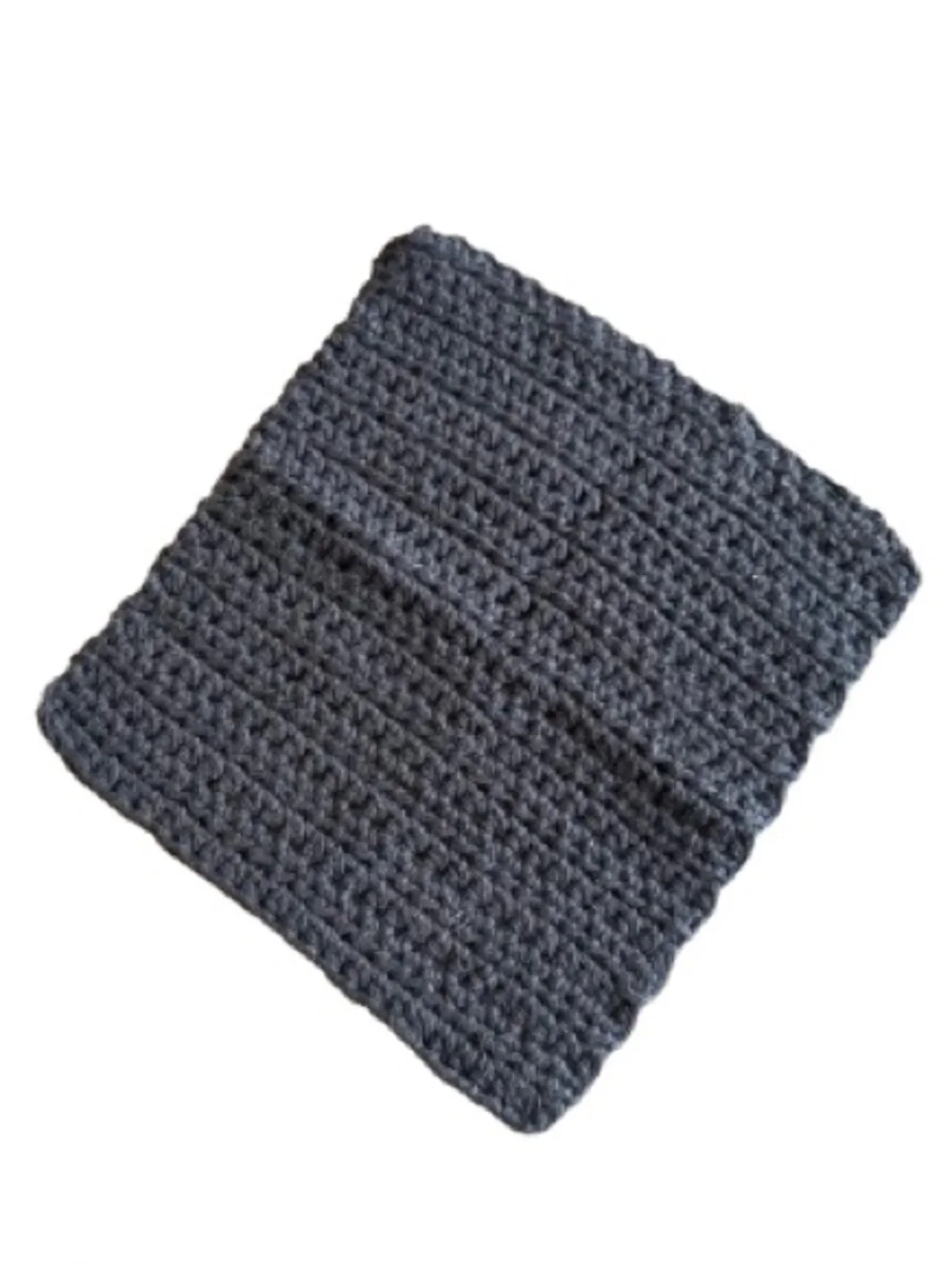 Handmade Crochet 100% cotton Dishcloths Set of 4 Lime Green Black Washcloths